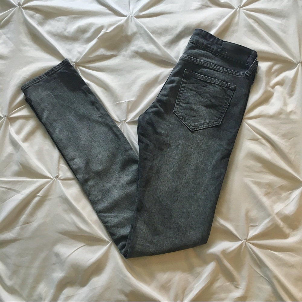 H&M Grey/Black low rise skinny Jeans
